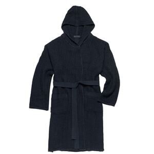 *NEW* Small Huckberry Onsen Supima Waffle Bath Robe Luxurious Lightweight Cotton